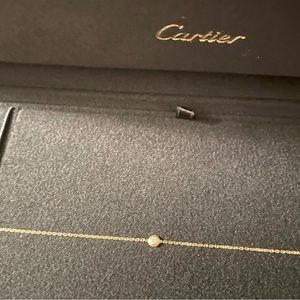 Authentic Cartier LikeNew Diamond Small Gold Bracelet box + certificate Womens
